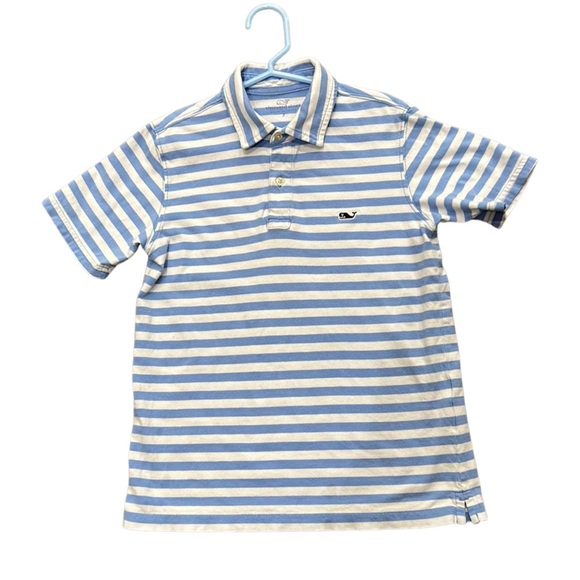 Vineyard Vines Other - Vineyard Vines EUC Boys Blue/White Striped Polo Size 7